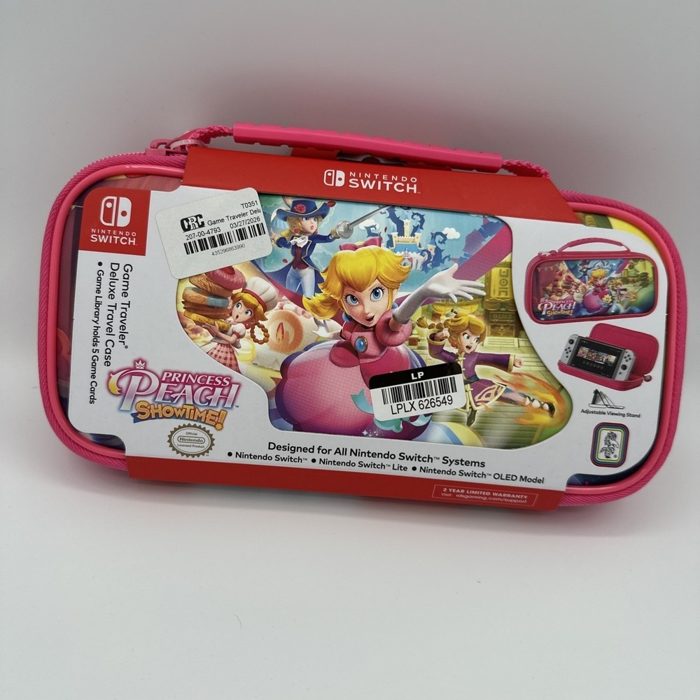 RDS NSW Deluxe Travel Case Princess Peach Case [New ] Deluxe‎ Ed